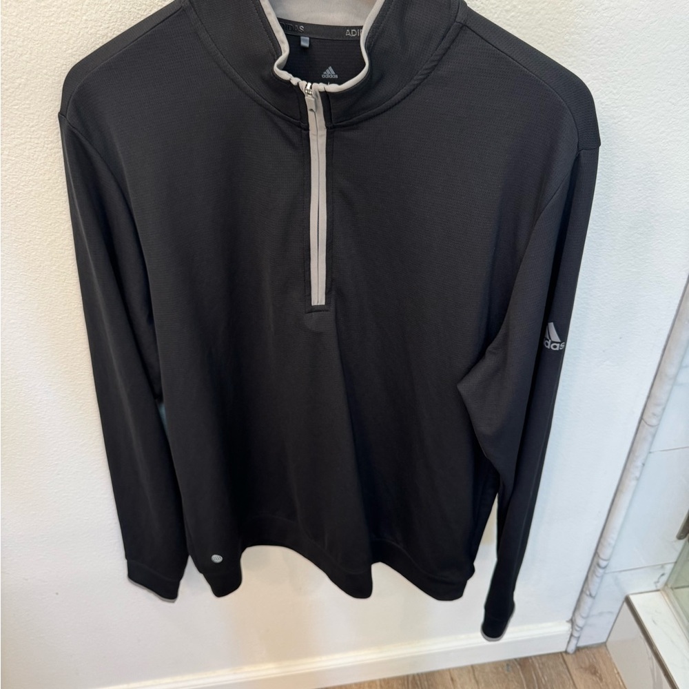 Adidas Golf Black and Gray Jacket